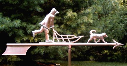 Dog Sled Weathervane