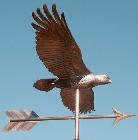 Red-Tailed Hawk Weathervane