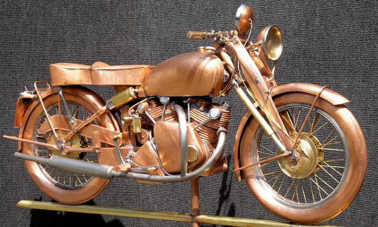 Motorcycle Weathervane
