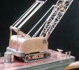Barge With Crane Weathervane