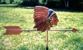 Indian Head Weathervane