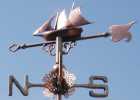 Miniature Ship Weathervane