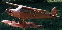 Piper J-3 Cub Floatplane Weathervane