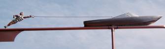 Water Skier Weathervane