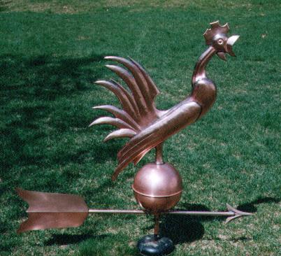 Stylized Rooster Weathervane
