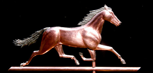 Running Horse Weathervane