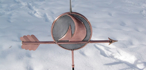 Sailboat Logo Weathervane
